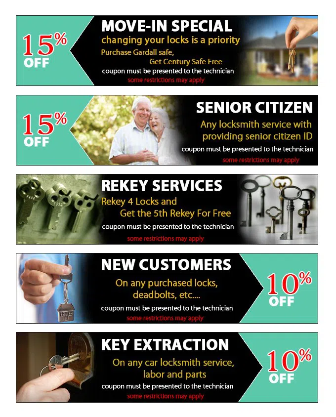 Orlando General Locksmith Orlando, FL 407-548-2081 - coupon23-set-five